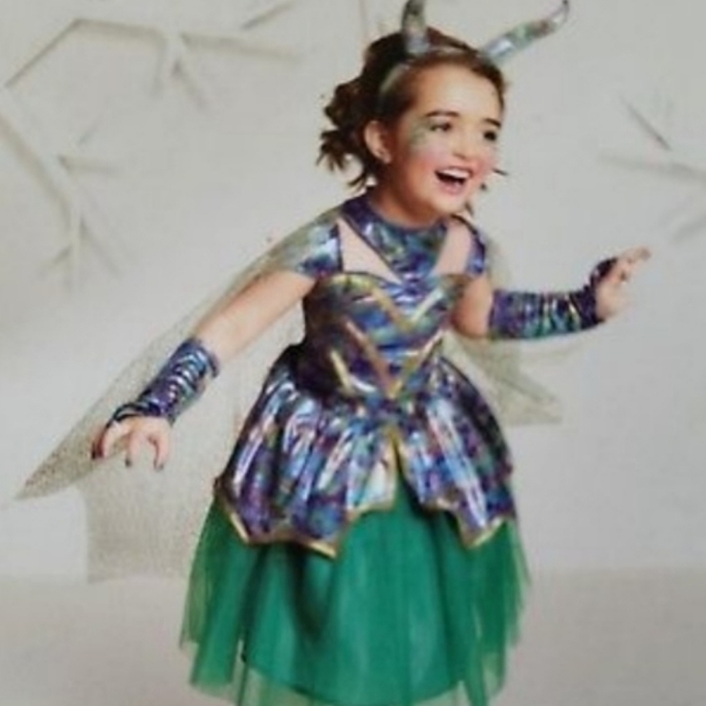 Girl Kids Dragon 🐉 Costume size L 11/12